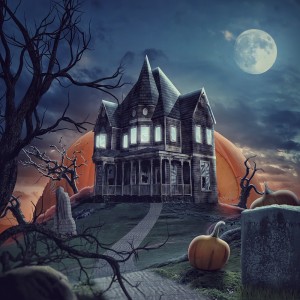 Halloween haunted house